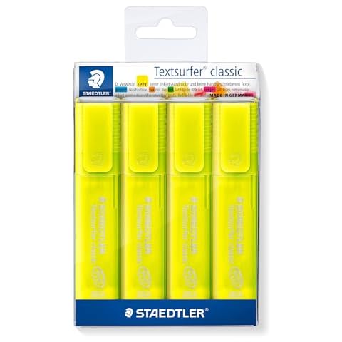 STAEDTLER Textsurfer Classic Highlighter Set of 4 Cover
