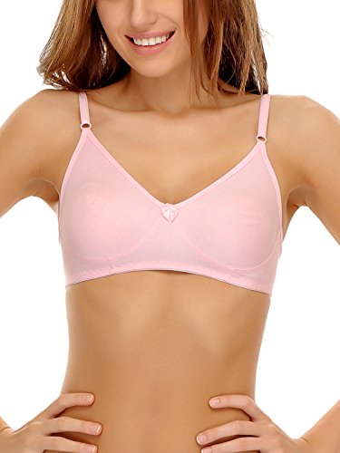 Image of Clovia Women's Cotton Lightly Padded Wire Free T-Shirt Bra