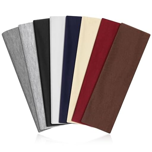 AWUMBUK Diadema para Mujer y Hombre, 8 Pcs Cinta Pelo Deporte Elástica Antideslizante, Cintas para Yoga y Movimiento, Headband Accesorios Pelo | Ya disponible en tu tienda friki favorita! En mundofriki.es!