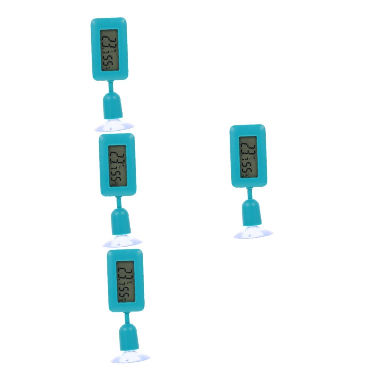 Yardwe 4stücke Digitales Reptil-thermometer Mit Rotationsdesign Und Saugnapf Für Terrarien Und Reptilienbecken Präzise Temperaturmessung Installieren Geeignet Für Zuhause