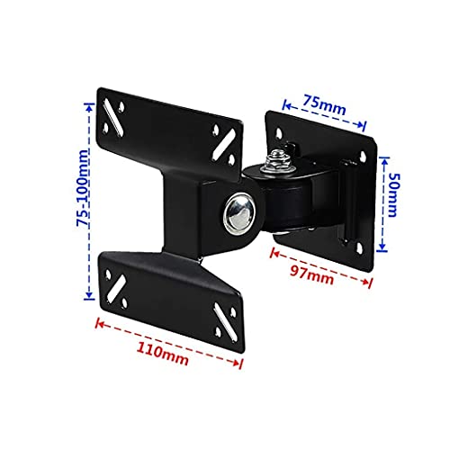 Support mural rotatif universel TV 14 24 pouces bras articulé orientable