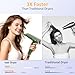 High Speed Plasma Ion Hair Dryer with Diffuser, Professional Blow Dryer 130000 RPM Brushless Motor for Fast Drying,1500W 3Temps/3Speeds Thermo-Control Lightweight Hairdryer for Women Home Travel Salon