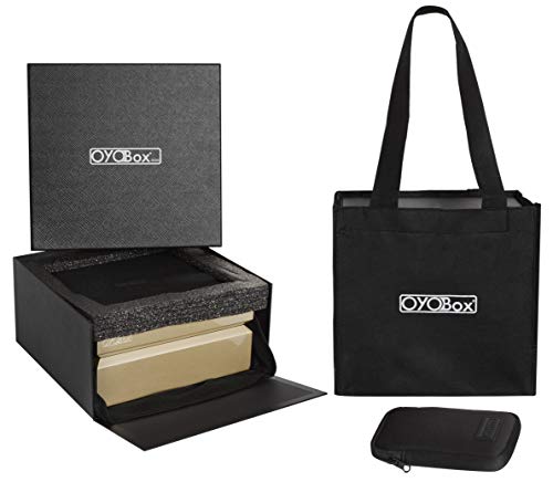 Image of OYOBox Mini Luxury Eyewear Organizer, Wood Display Box for Glasses + Sunglasses