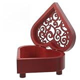 HOLIDYOYO DIY Heart Shaped Wooden Music Box Kit - Create Your Wind-up Music Box for Romantic Gifts and Home Decor