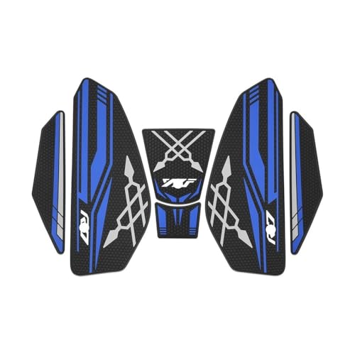 Autocollants de réservoir moto en élastomère durable texturé pour Yamaha YZF-R7