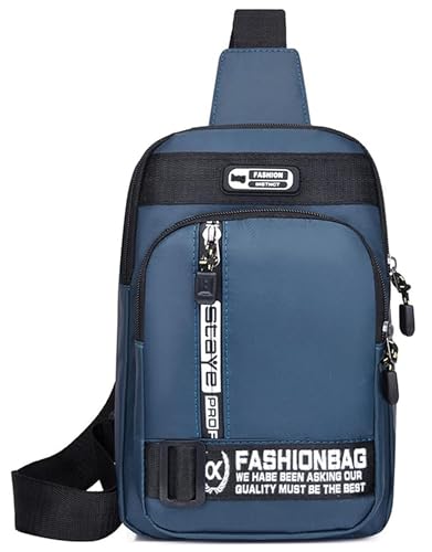 Image of SRZ Crossbody Sling Bag | Water Resistant | Glossy Vibrant Colours | Chest Bag Waist Bag | 4 Pockets | Adjustable Shoulder Strap