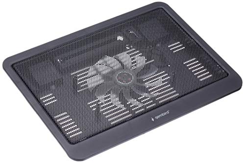 Gembird NBS-1F15-03 Notebook-Kühlpad 38,1 cm (15 Zoll) 1000 RPM Schwarz - Notebook-Kühlpads (38,1 cm (15 Zoll), 1 Stück(e), 12,5 cm, 1000 RPM, 20 cfm, 0,55 m)