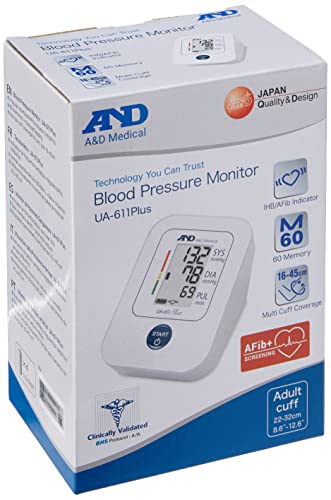 A&D Medical UA-611 Plus Tensiomètre avec Détecteur AFib – vue 5