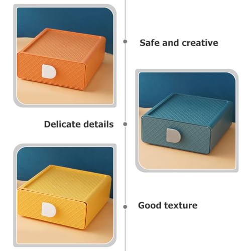 Rangement plastique TEHAUX pour optimiser l'espace de votre bureau et coiffeuse - 3