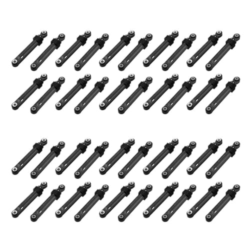 40 Pcs 100N Shock Absorbe， Compatible For LG Washing Machine Shock Absorber Washer Front Load Part Black Plastic Shell Home Appliances Accessories