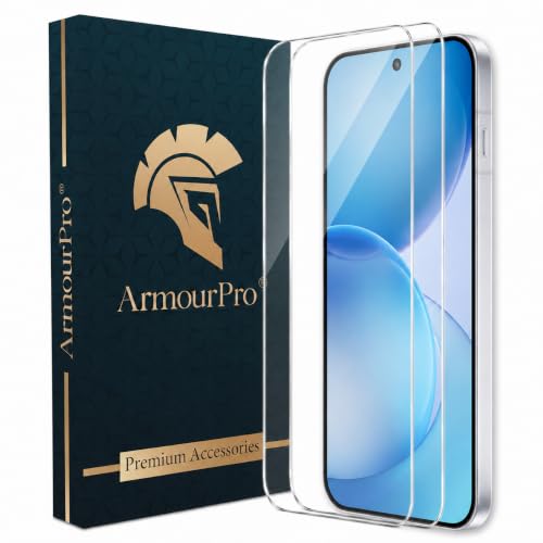 Image of ArmourPro 3D Borderless Tempered Glass for Oppo Reno 16c, Set of 2 HD Clear Screen Protectors with 3D Curved Edges, 9H Hardness, Oleophobic Coating, Case Friendly