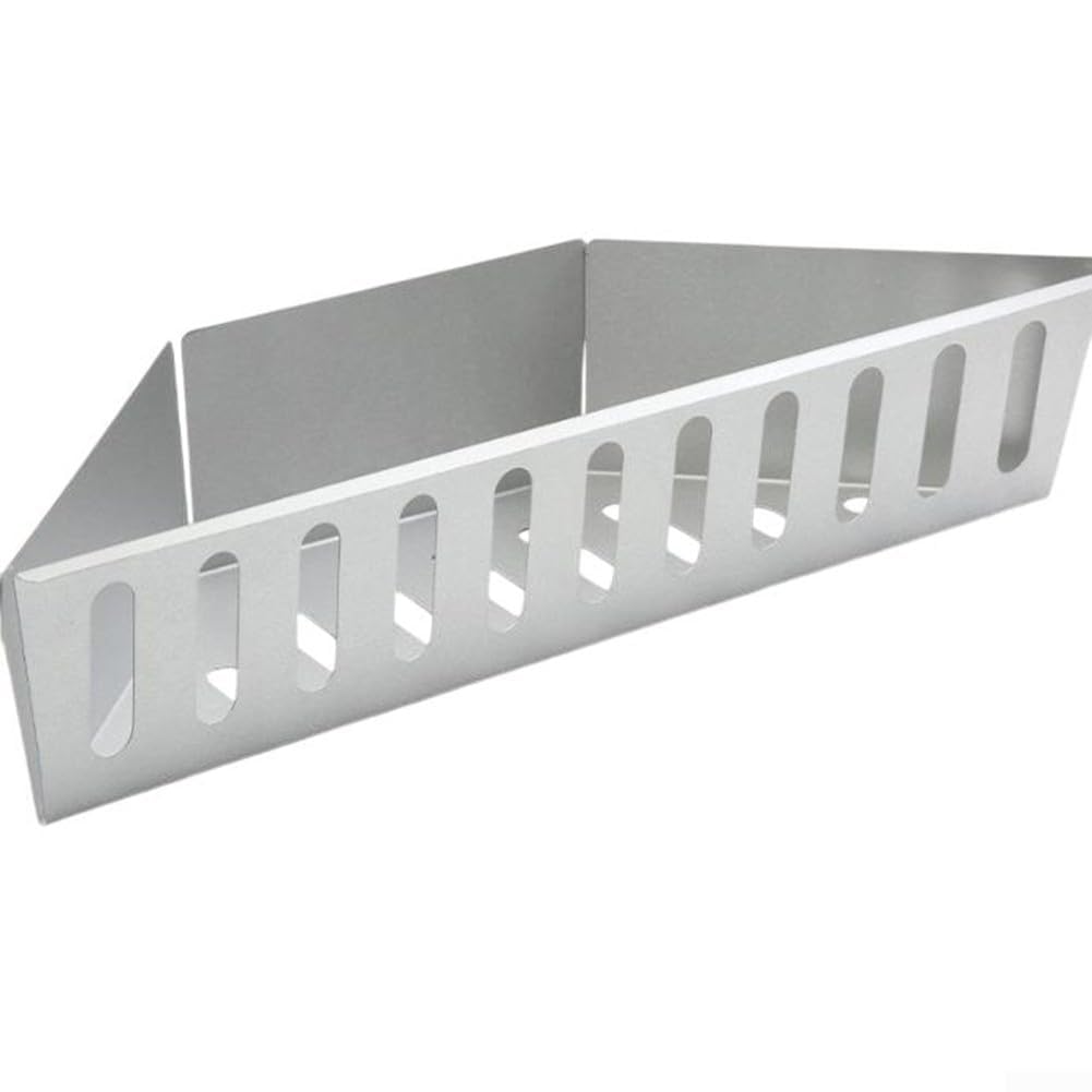 2 cestas de carbón para parrilla, accesorio galvanizado para barbacoa, cesta para parrilla de carbón, bandeja de carbón para parrilla al aire libre, 38,5 x 11 x 7,5 cm