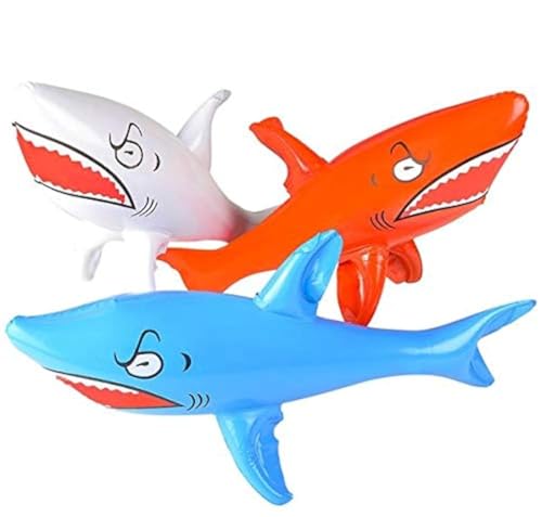 Requin gonflable de decoration de fete pour anniversaire pirate