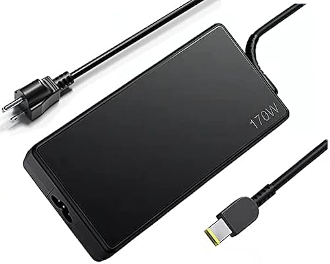 170W ThinkPad AC Charger for Lenovo ThinkPad P50 P51 P52 P53 P70 P71 P73 W540 W541 T540P P15 P17 P15v P15g T15g T15p P1 X1 PA-1171-71 ADL170NLC2A ADL170NDC2A ADL170NDC3A ADL170NLC3A