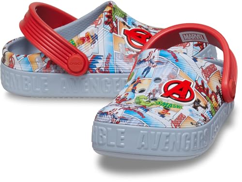 Crocs Unisex-Adult Avengers Off Court Clogs (Toddler) CLG T BluGry