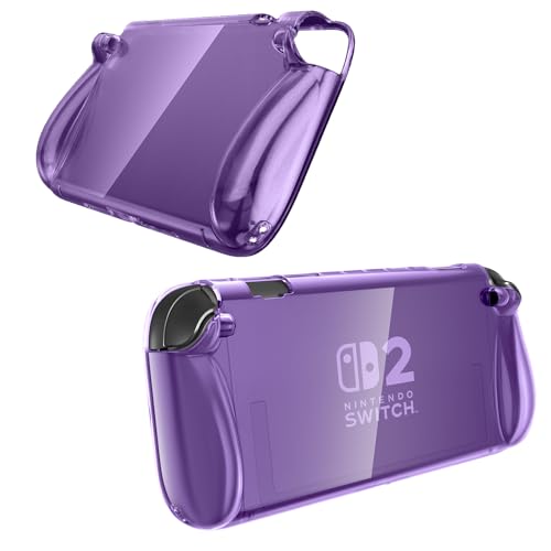 TERIOS(eIX) NAP[X Nintendo Switch2Ή  hbLO\Jo[ \tg TPU veN^[ P[X Nintendo Switch2p vŏv ɂ (p[v)