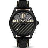 Police Hommes Analogique Quartz Montre avec Bracelet en Cuir PEWJA2121403