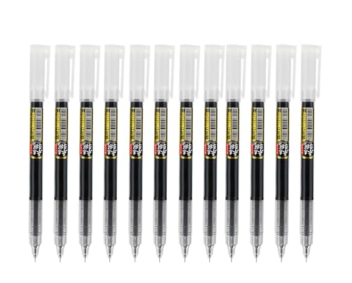 Bolígrafos BaoKe BK119 Gel 0.5mm Punta Fina 12 Pzs