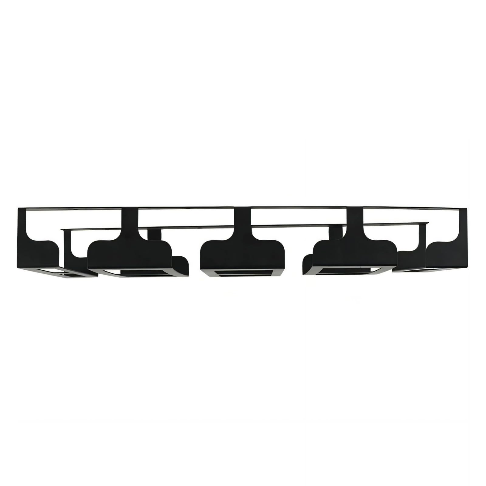 Btgghytr Modern Cabinet Wine Glass Rack Metal Hanging Holder for Stylish Kitchen Arrangement Rustproof Wine Glass Stand