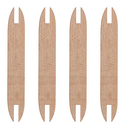 Baoblaze 4-Packs Weaving/Knitting Shuttle for Woven Kitted Crafts DIY Kid Craft Tool Home Decoration DIY Shuttles Used with Loom Machine
