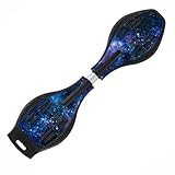 Magnitt Caster Board, Deluxe Junior Skateboard with Illuminating Wheels, Compact Lightweight Waveboard...