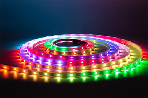 Tira LED WS2812B direccionable RGB 16.4 pies IP67 miniatura 2