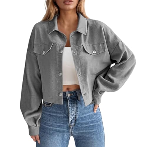 Blouson côtelé femme vintage et moderne pour un look décontracté
