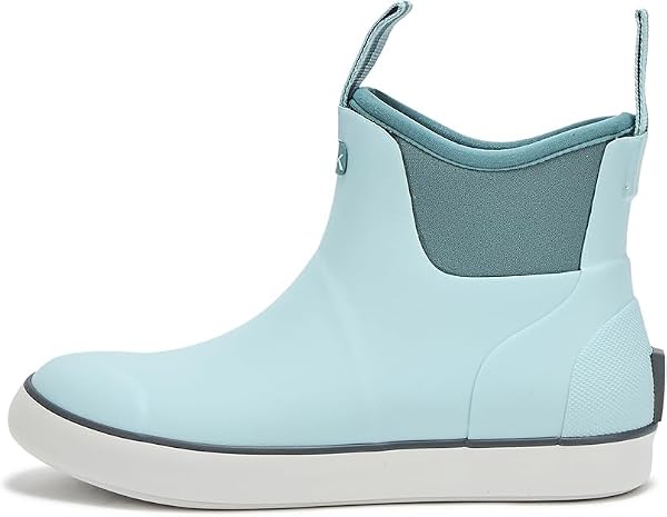 HUK Womens Rogue Wave Shoe, Fishing & Deck Boot Rain, Heron Blue, 9 by HUK - Used condition - Image 3