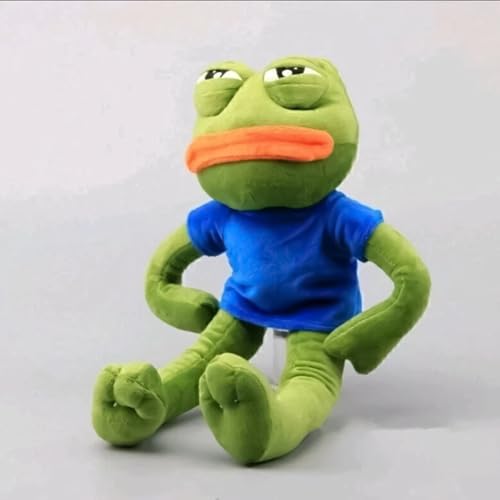 Generisch Plüschfrosch, Süße Anime-Plüschpuppe Mit Traurigem frosches Als Sammlerstück, Kompaktes Kleines Plüschtier Mit Traurigem frosches,Cartoon-Sammelpuppe Als Deko Für Weihnachten, Valentinstag