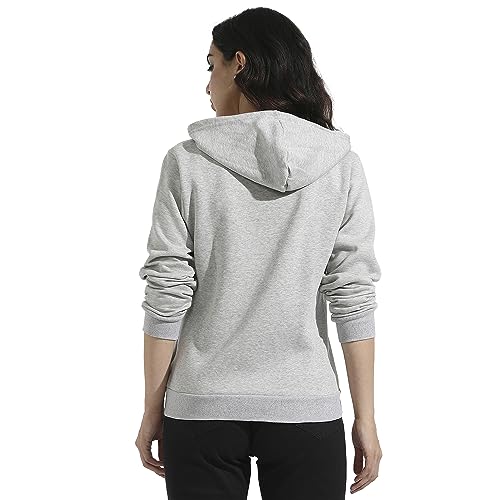 Image of PINACOLADA Women's Zip-Front Hoodie with Angled Open Pockets for Casual Wear | Hooded Neck | Long Sleeve | Zipper Closure | Cotton Sweatshirt Crafted with Comfort Fit for Everyday Wear
