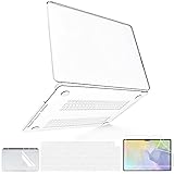 B BELK Funda para MacBook Pro 14 pulgadas M2 Compatible con MacBook Pro de 14 pulgadas 2023 2022 2021, funda R ígida de Plástico + Protector de Pantalla + Cubierta de Teclado + Protector de Trackpad