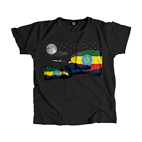T-shirt Éthiopie Night Clouds de qualité supérieure en maille douce