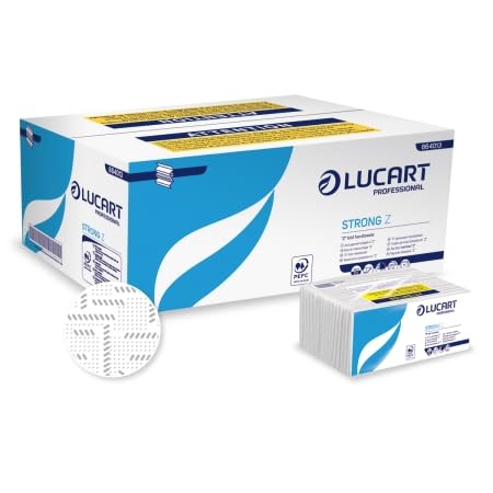 Asciugamani Piegati a "Z" STRONG pura cellulosa - 2 veli - 220 fogli x 18conf.