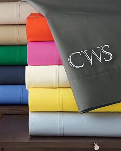 King 464TC Flat Solid-Color Sheet, REGATTA CREAM