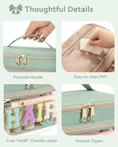Travel Makeup Organizer, Compact Lightweight Accessory for Travel and Daily Use - Fasrom D detail image