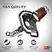 K&N Cold Air Intake System: High-Flow Air Filter, Increase Performance & Acceleration: Compatible with 2008-2014 Mitsubishi: Lancer, 69-6544TS