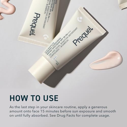 Prequel Skin Sun Barrier Mineral Sunscreen SPF 50. PA++++ Broad Spectrum Zinc Oxide Sunblock with Semi-Transparent Lightweight Texture. Moisturizing UV Defense for Face. Travel Size, 1.7oz - Image 6