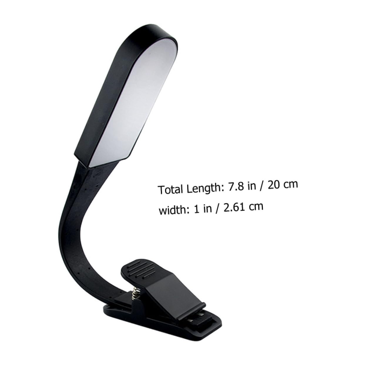 Lurrose Rechargeable Clip Reading Light Led Book Light for Boys and Girls USB Charging Eye Care Lamp for Bedside Study College and Office Use