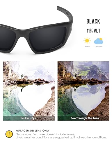Image of BLAZERBUCK Polarized Replacement Lenses for Oakley Valve New 2014 OO9236 Sunglass