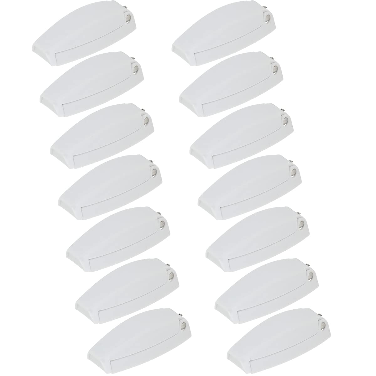 12 PCS RV Camper Trailer Baggage Door Clip COMPARTMENTCATCH Holders 888 White Di - Foto 5