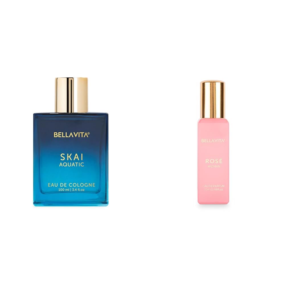 Bella Vita Luxury Skai Aquatic Unisex Eau De Cologne Rose Woman Eau De Parfum Perfume For Women With Black Currant Vanilla & Jasminefloral & Sweet EDP Long Lasting Fragrance Scent 20Ml-image-22