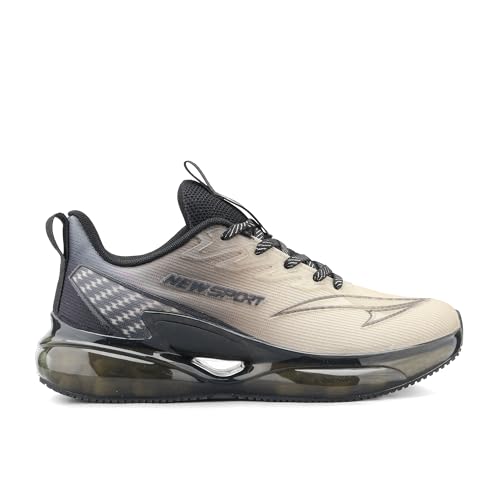Image of ASIAN Quantum-27 Men's Sports Running Shoes with See-Through Air Sole, Memory Foam Comfort, Breathable Knit Upper & Stylish Athletic Performance Design