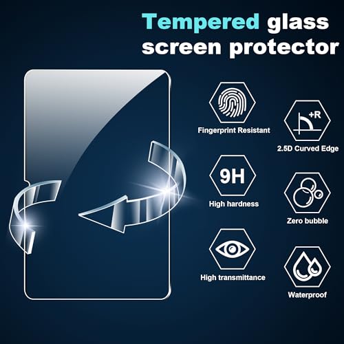 Fhyeugfy for Lenovo Idea Tab Plus 12.1 Inch Screen Protector with Camera Lens Protector,Tempered Glass Film,HD Clear,Anti-Scratch,Bubble Free (2+1 Pack) by Fhyeugfy - Used condition - Image 5