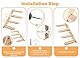 Katzen Kletterwand, Katzentreppe Wand 3er-Set mit 2 Kletterstufen & 2 Schlafplattform, Wandmontiertes Kiefernholz Katzenwandmöbel Set für Klettern Spielen Schlafen