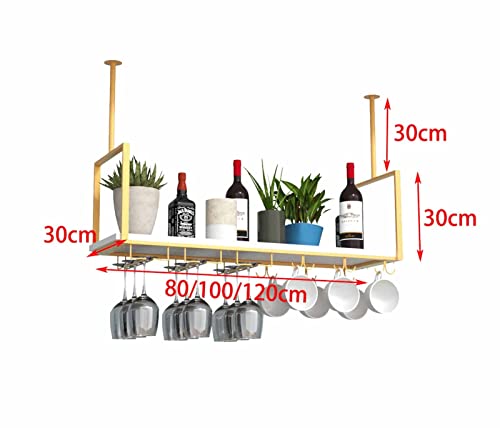 Porte-bouteilles au plafond DASHADAO, la solution gain de place pour ranger vos verres