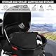 Motorrad Abdeckplane Outdoor, Motorradabdeckung wasserdichte und UV-Beständige, Motorradplane mit Schlossloch und 5 Reflektorstreifen, Motorradgarage für Motorroller Roller Moped (245x125x105 cm)