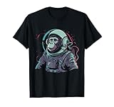 Ce design amusant d'astronaute chimpanzé pour hommes, femmes et enfants est l'idée cadeau parfaite pour tous les amateurs de singe et gardien de zoo.