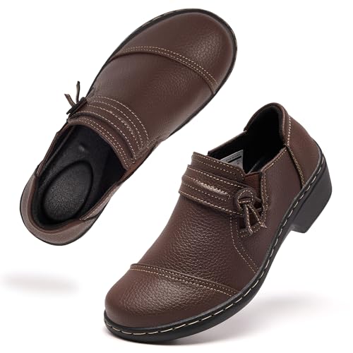 PGVVY Leather Slip On Loafers