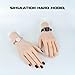 Practice Hand for Acrylic Nails Soft Touch Mannequin Hand for Nails, Flexible and Bendable Fake Hand for Nails for Nail Art Beginners (right)