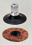 Scotch-Brite (TM) Roloc halteraufsatz (TM) Dichtung Entfernung Disc, speed-lok TR Schnellwechsel Befestigung, Aluminium-Oxid, 7,6 cm Durchmesser, grobkörnig, braun (5 Stück)